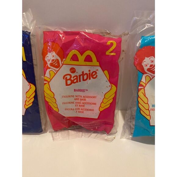 McDonald’s 1998 Barbie Figurine 4 Piece Incomplete Happy Meal Toy Set - Picture 4 of 12